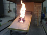 Equipamento de testes externo do fogo da exposição do telhado de ASTM E108 para a queimadura de madeira