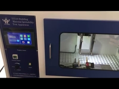 Máquina de ensaio de ignibilidade de materiais de construção com fonte de chama única ISO 11925-2