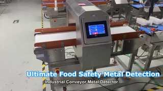 Sistema certificado HACCP do detector de metais industrial do alimento