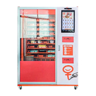 Estação de carregamento de congelação da máquina de venda automática de vidro do brinde do sanduíche do alimento grande