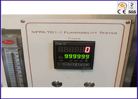 Equipamento de testes do fogo do laboratório para o método 1 do teste das telas NFPA 701
