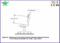 verificador inverso QB/T2280-2007 da durabilidade da mobília 10-30CPM/espaldar da cadeira