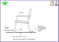 2000kg - equipamento de testes Pressão-resistente 700mm da mobília dos pés da cadeira 5000kg