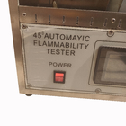 Verificador automático de uma inflamabilidade de 45 graus, equipamento de testes de matéria têxtil de 11mm