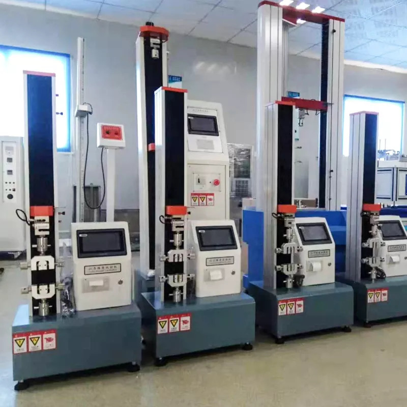 Equipamento informatizado de ensaio de inflamabilidade para materiais não metálicos, ensaio de resistência à tração e módulo elástico