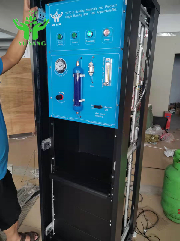 Único verificador ardente do EN 13823 GB/T 20284 para os materiais de construção horizontais