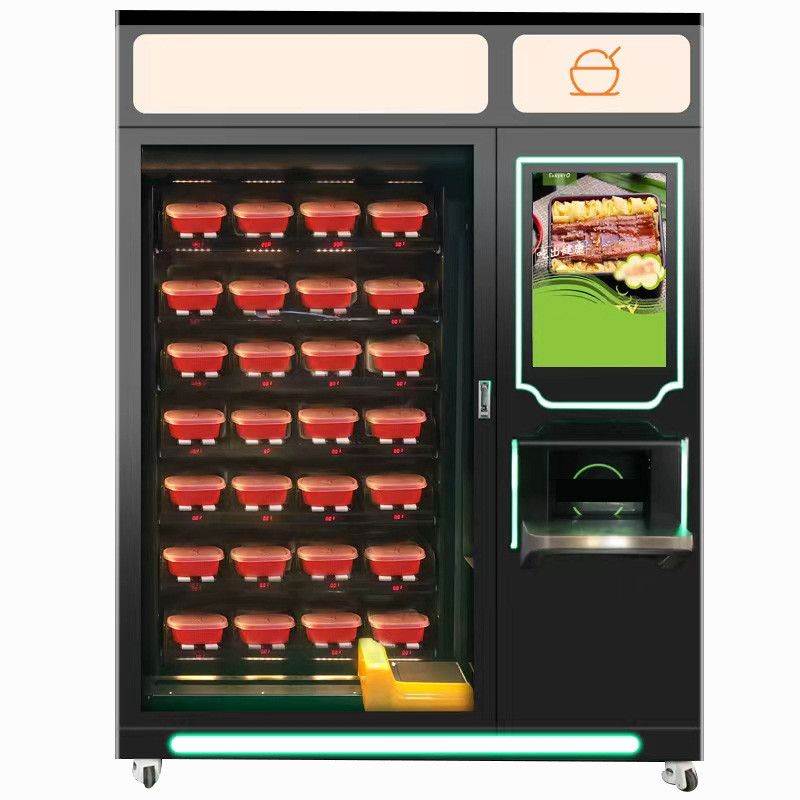 Máquina de venda automática a fichas da correia do alimento do fruto fresco de vegetal de salada da máquina de venda automática da pizza do bolo para a venda