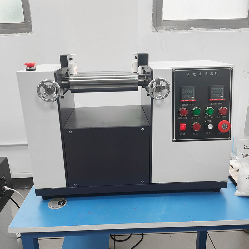 Indicação digital do laboratório aberto da máquina do moinho do rolo do tipo dois para os testes de borracha
