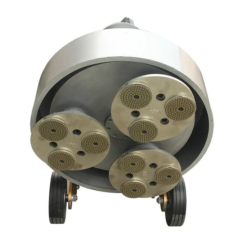 máquina de moedura do granito 220kg com 3 tanque partes de placa e de água 10.6L de moedura