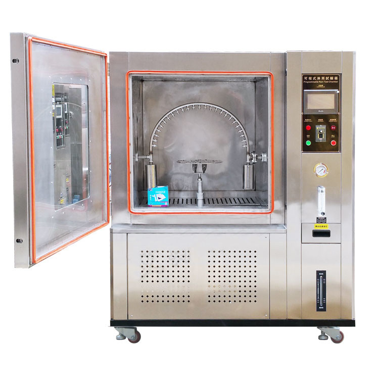± 0,5°C Uniformidade da temperatura e 50 mm de espaçamento dos furos de pulverização de água na câmara de teste IP
