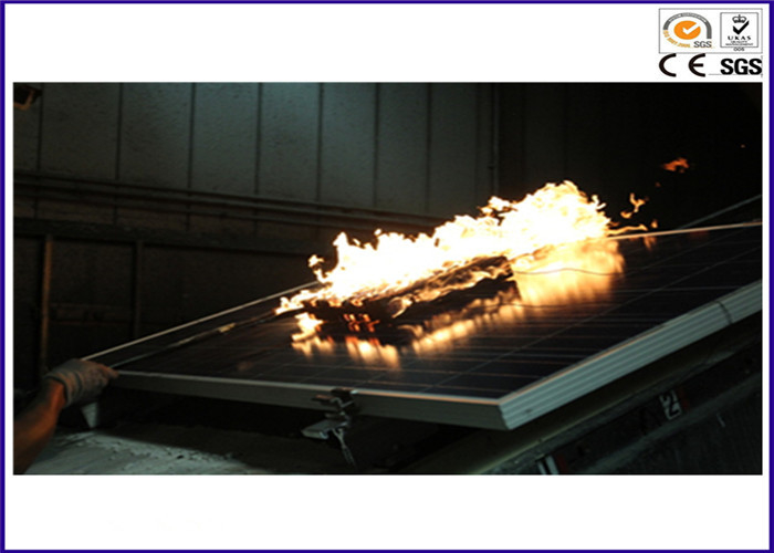 Verificador ardente do tipo do UL 790 duráveis do equipamento de testes do fogo para a propagação da célula solar