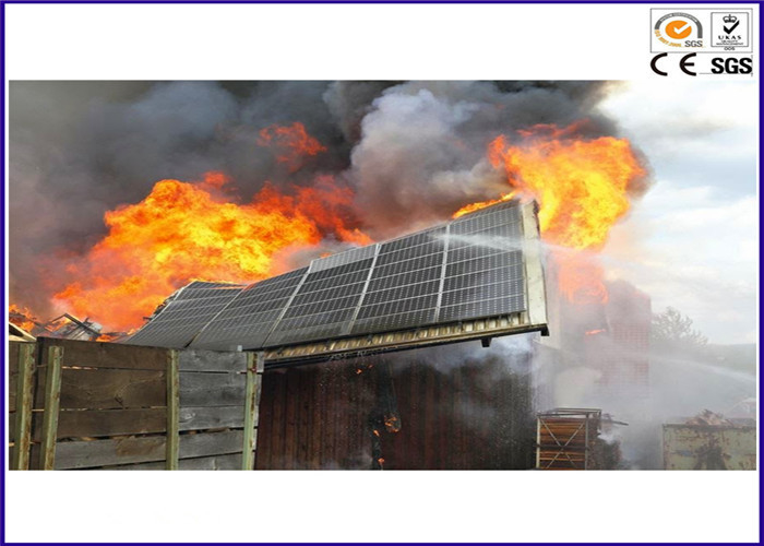 Verificador ardente do tipo do UL 790 duráveis do equipamento de testes do fogo para a propagação da célula solar