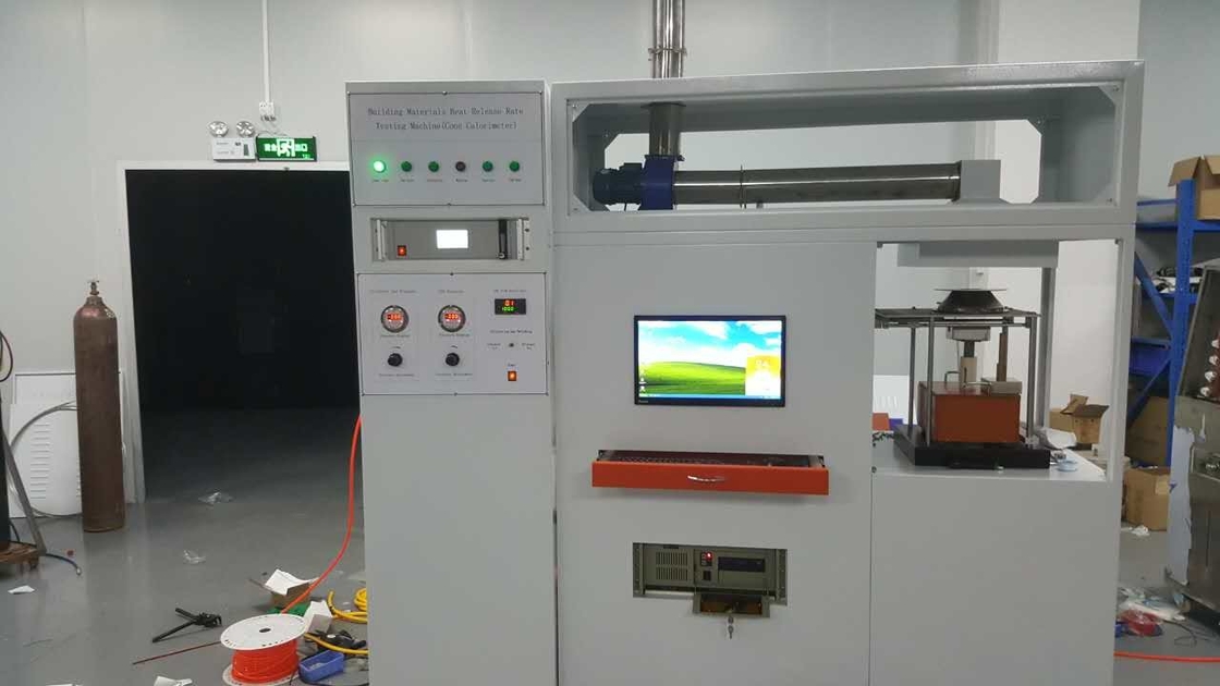 Equipamento de testes da inflamabilidade da taxa de liberação do calor do calorímetro do cone com ISO 5660 GB/T 16172