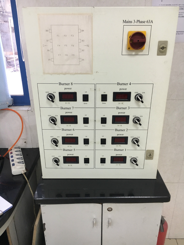 Verificador de 476 partes do fogo do material de construção 20&22 das BS e fornalha do teste de resistência do fogo das estruturas