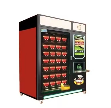 Máquina vendedora de gelo de suco de café digital inteligente com opção de pizza de incenso disponível para venda