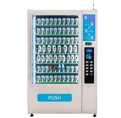 Máquina vendedora de gelo de suco de café digital inteligente com opção de pizza de incenso disponível para venda