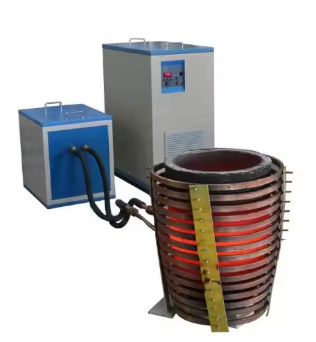Tubos de cobre Caps Máquina de aquecimento de alta frequência Taxa de fluxo 7,5 L por minuto Faixa de pressão 0,06-0,12 Mpa