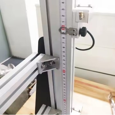 Instrumento de ensaio ISO de retardador de chama de tecidos para materiais têxteis de brinquedos ângulo de chama ajustável