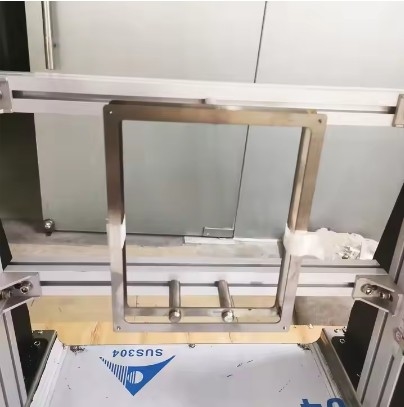 Instrumento de ensaio ISO de retardador de chama de tecidos para materiais têxteis de brinquedos ângulo de chama ajustável