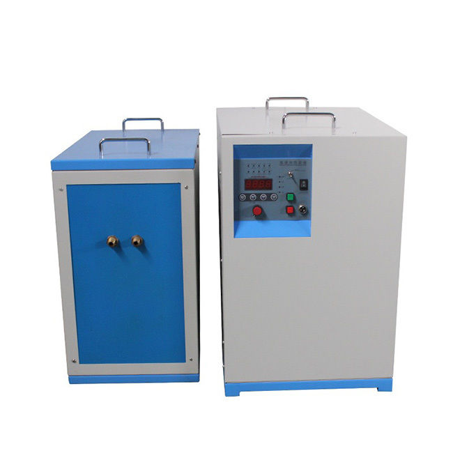 Forno de aquecimento por indução magnética para tubos de aço, potência de saída 40kw, frequência de 0,5MHZ-1,1MHZ
