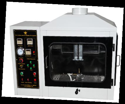 EN ISO 11925-2 Equipamento de ensaio de inflamabilidade compatível com a norma para classificação de estruturas de edifícios