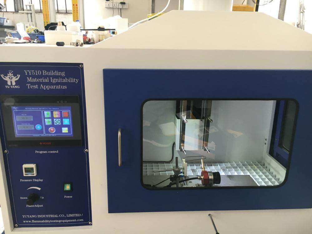 Equipamento de Teste de Inflamabilidade para Teste de Exposição da Superfície da Borda de Estruturas de Edifícios com a Norma EN ISO 11925-2