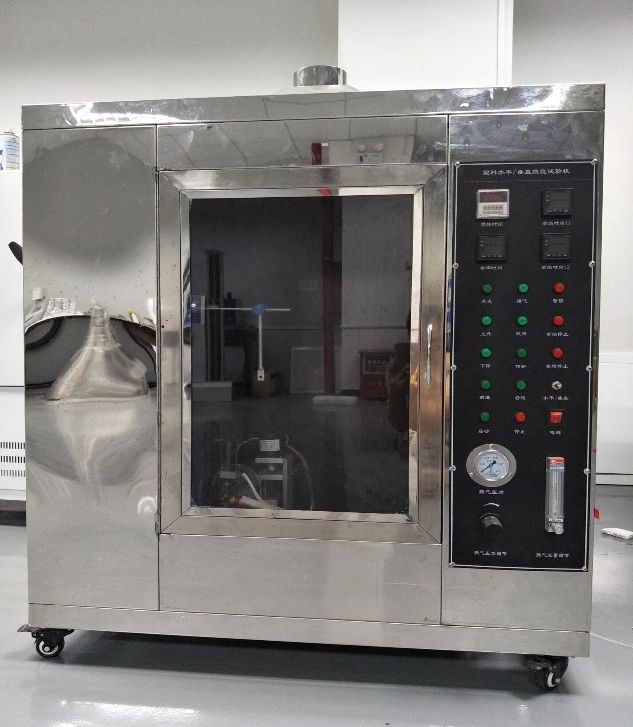 UL94 Equipamento de ensaio de inflamabilidade Câmara de chama horizontal e vertical para materiais plásticos em dispositivos eléctricos de consumo