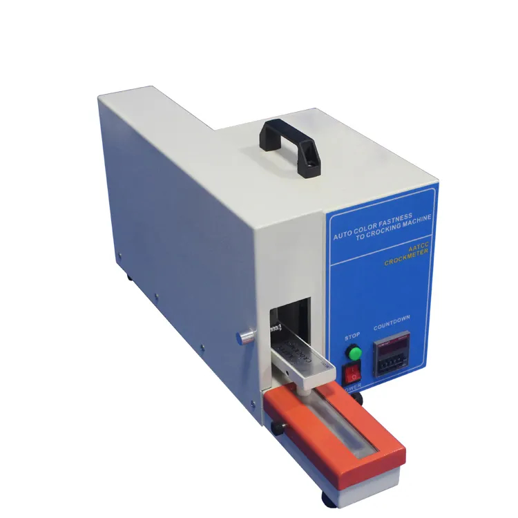 Teste de resistência à fricção elétrica de cor AATCC Crockmeter Auto Color Resiliência à máquina de crocking