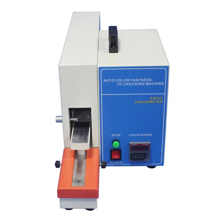Teste de resistência à fricção elétrica de cor AATCC Crockmeter Auto Color Resiliência à máquina de crocking