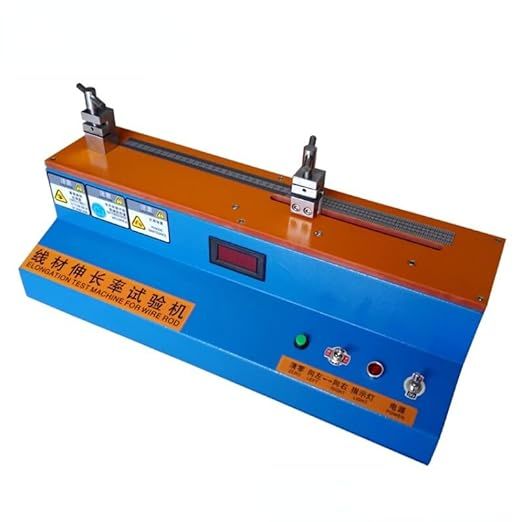 Teste de alongamento de fios e cabos de cobre, Teste de alongamento de cabos e cabos de material de cobre/máquina de ensaio