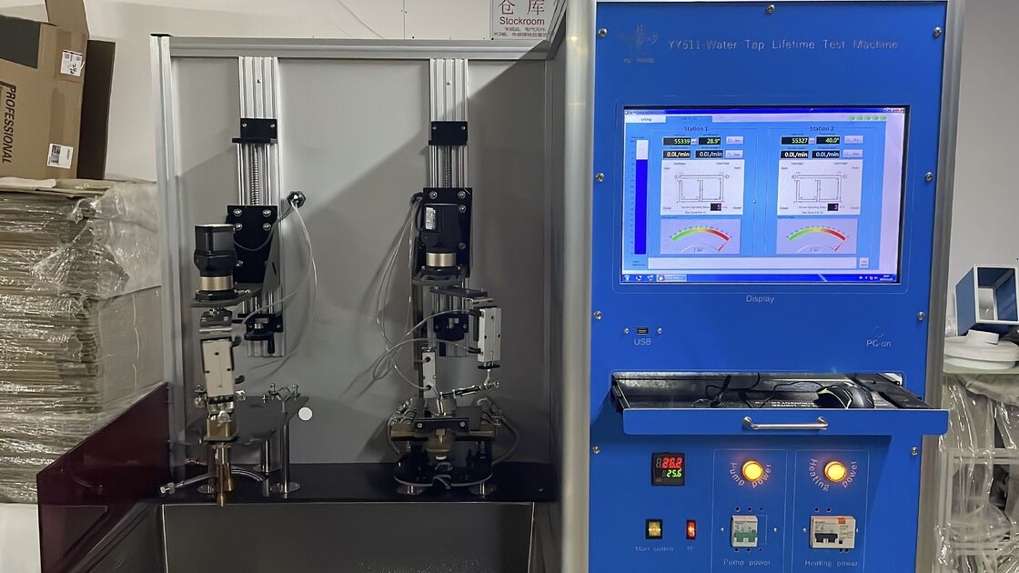 Máquina de Teste de Ciclo de Vida para Torneira Controlada por Computador EN817 com Velocidade Ajustável (0-15/min) e Construção em Aço Inoxidável