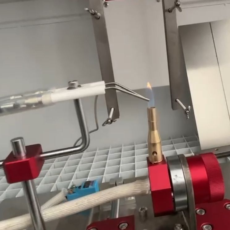 Aparelho de ensaio de ignibilidade certificado ISO 11925-2 com construção em aço inoxidável e velocidade de ar de combustão de 0,7 m/s para materiais de construção