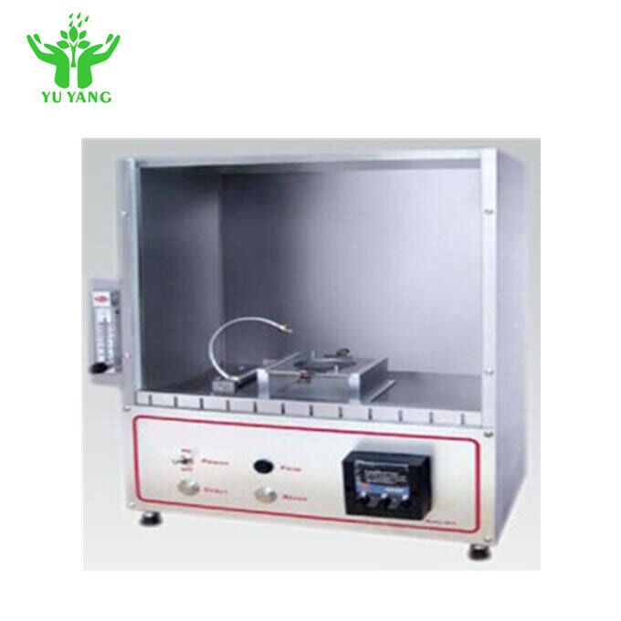 ASTM D4151 Teste de inflamabilidade de cobertores com espécime de 70 mmx70 mm e equipamento de ensaio de incêndio com comprimento de chama de 16 mm