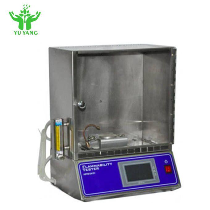 ASTM D4151 Teste de inflamabilidade de cobertores com espécime de 70 mmx70 mm e equipamento de ensaio de incêndio com comprimento de chama de 16 mm
