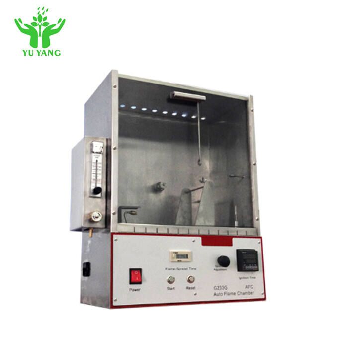 ASTM D4151 Teste de inflamabilidade de cobertores com espécime de 70 mmx70 mm e equipamento de ensaio de incêndio com comprimento de chama de 16 mm