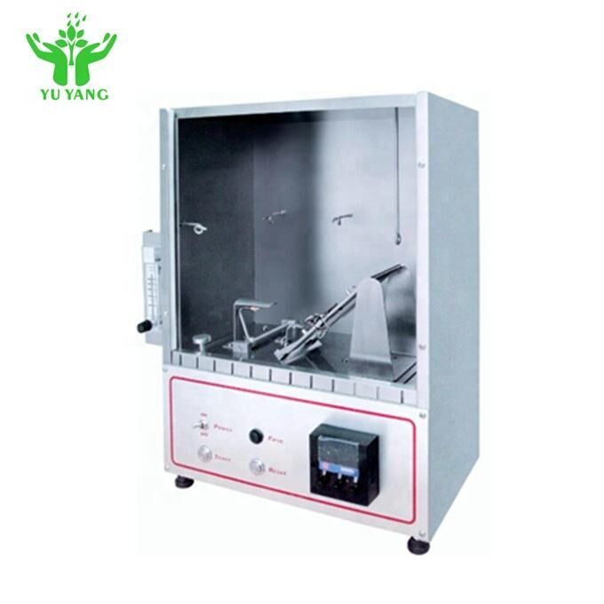ASTM D4151 Teste de inflamabilidade de cobertores com espécime de 70 mmx70 mm e equipamento de ensaio de incêndio com comprimento de chama de 16 mm