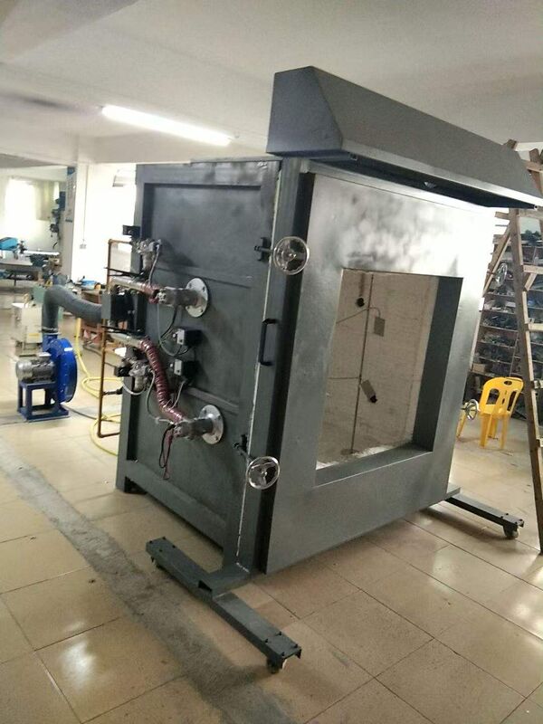 Forno de Resistência ao Fogo Vertical em Conformidade com a ISO 834 com Temperatura de 1200 °C e Construção Modular