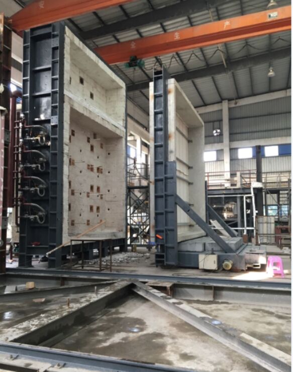 Forno de Resistência ao Fogo Vertical em Conformidade com a ISO 834 com Temperatura de 1200 °C e Construção Modular