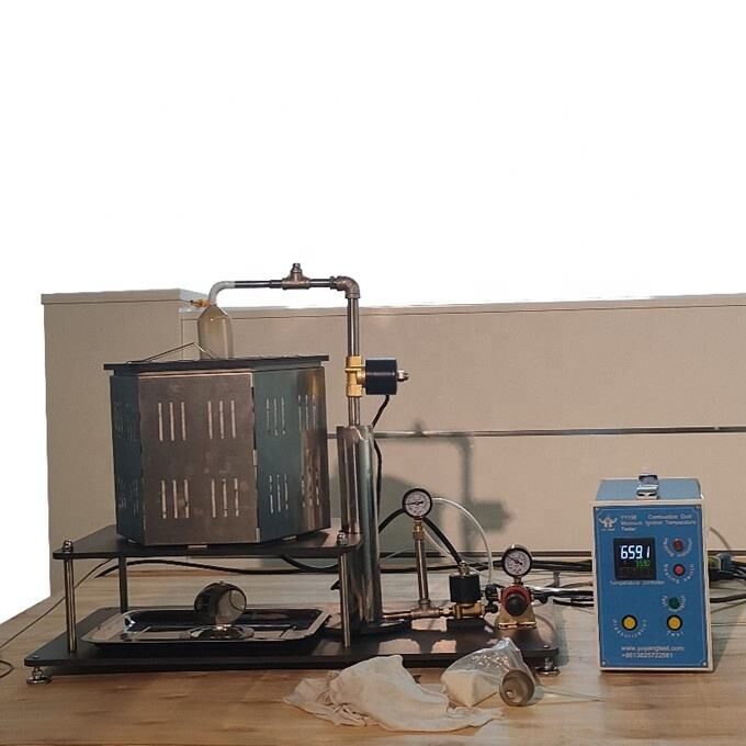 Teste de temperatura de ignição mínima de poeira combustível de 230 V 50 Hz com máquina de ensaio de inflamabilidade de 0 ~ 1 bar