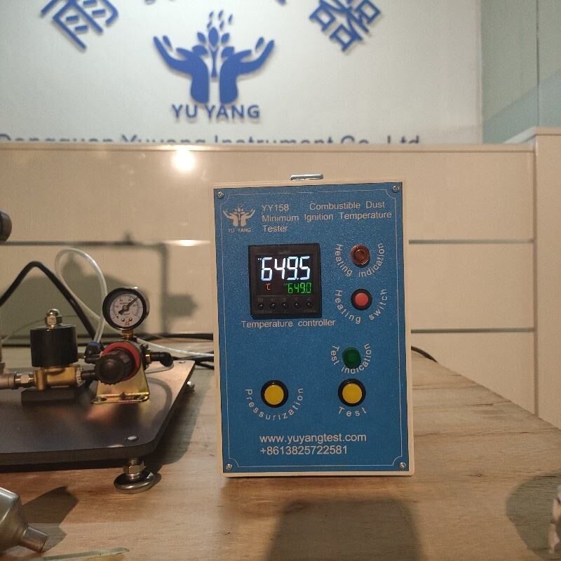Teste de temperatura de ignição mínima de poeira combustível de 230 V 50 Hz com máquina de ensaio de inflamabilidade de 0 ~ 1 bar