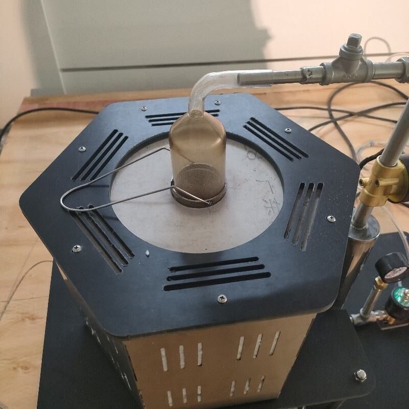 Teste de temperatura de ignição mínima de poeira combustível de 230 V 50 Hz com máquina de ensaio de inflamabilidade de 0 ~ 1 bar