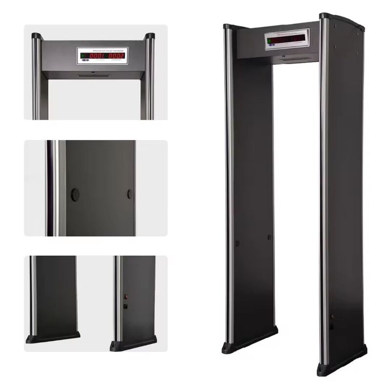 Walk Through Metal Detector Security Door Entrance Metal Detection Gate Factory Price