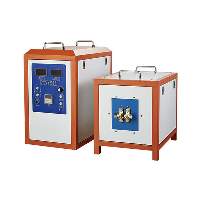 Máquina de aquecimento por indução portátil 220V Motor de aço parafuso Forjando PLC Core Componentes Equipamento de aquecimento por indução de aço inoxidável