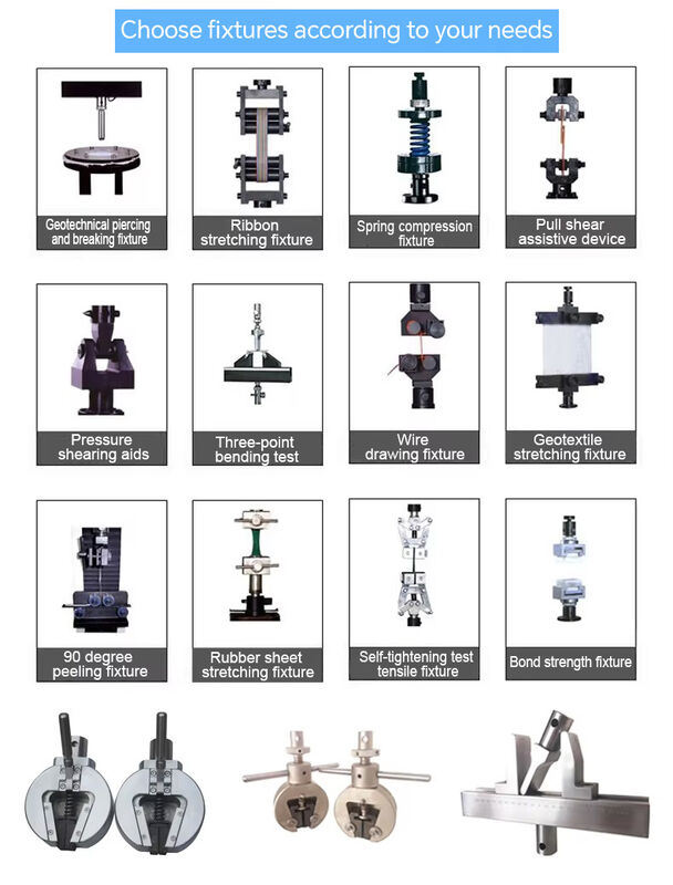 Equipamento de ensaio de tensão universal UTM