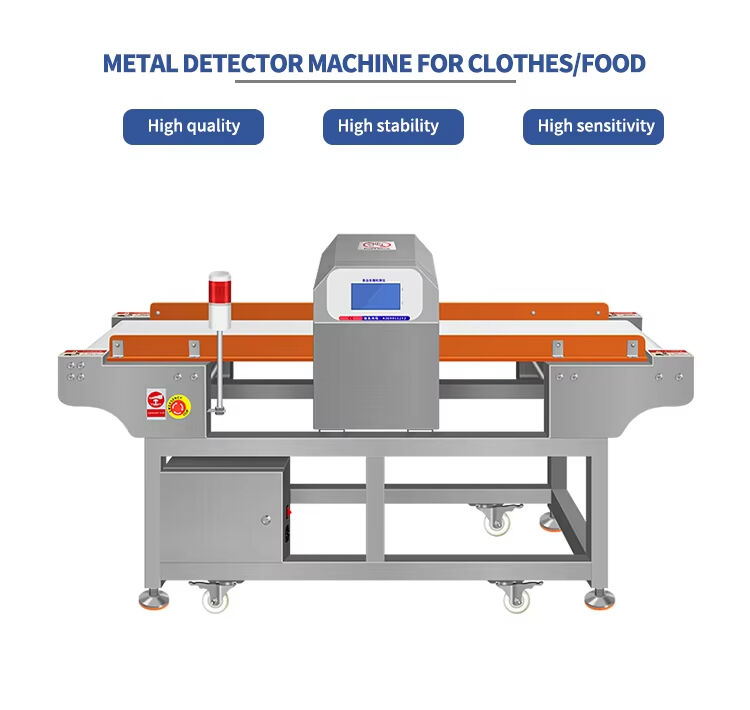 Detector de Metal Industrial para Alimentos Úmidos e Secos com Alta Sensibilidade para Diversas Aplicações