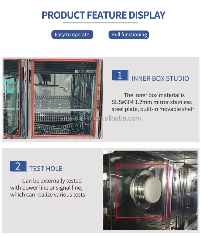 Simulação climática da câmara do teste da umidade da temperatura do bloco da bateria para testes de envelhecimento da pilha de EV
