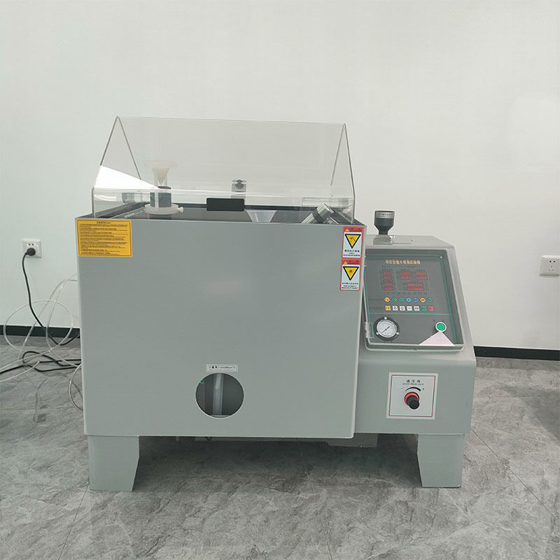 Teste de corrosão contínua de salinidade por pulverização industrial 220V Spray salino para máquina de teste com garantia de 1 ano