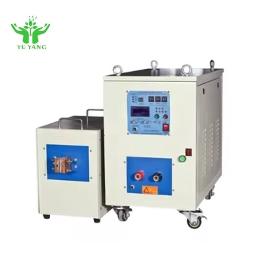 Máquina de aquecimento por indução de núcleo PLC portátil para brasagem de tubos de cobre e solda de tubos HVAC