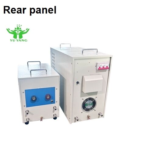 Máquina de aquecimento por indução industrial controlada por PLC para fixação de hastes de aço para parafusos de bolas de nozes de hardware de aquecimento de alta eficiência