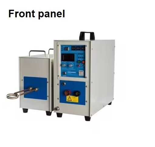 Máquina de aquecimento por indução industrial controlada por PLC para fixação de hastes de aço para parafusos de bolas de nozes de hardware de aquecimento de alta eficiência